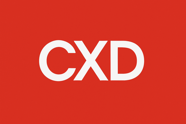 in red background and white text